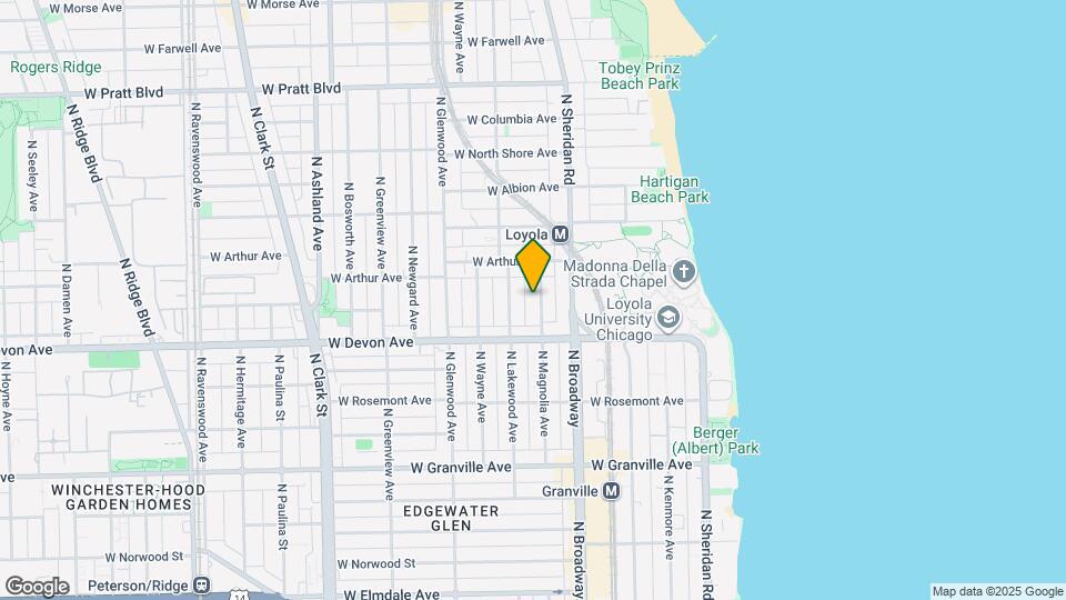 6434 N Magnolia Ave Map and Location Details