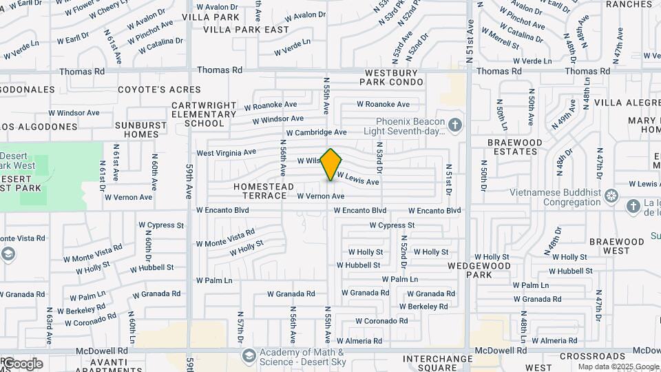 2333 N 55th Ave Map and Location Details