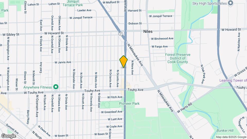 7322 N Harlem Ave Map and Location Details
