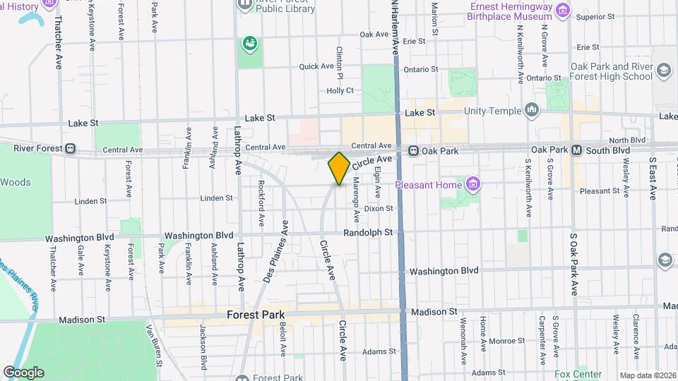 104 Belvidere Ave Map and Location Details
