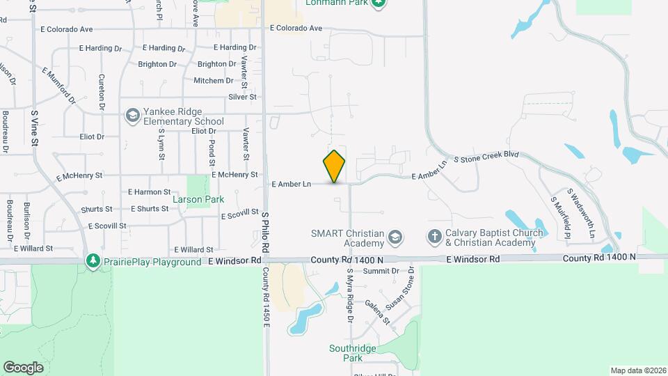 1701 E Amber Ln Map and Location Details