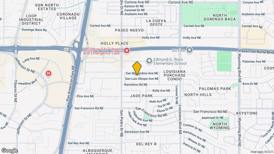 6625 San Luis Obispo Ave NE Map and Location Details