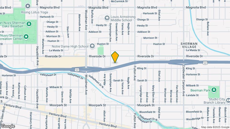 4721 Greenbush Ave Map and Location Details