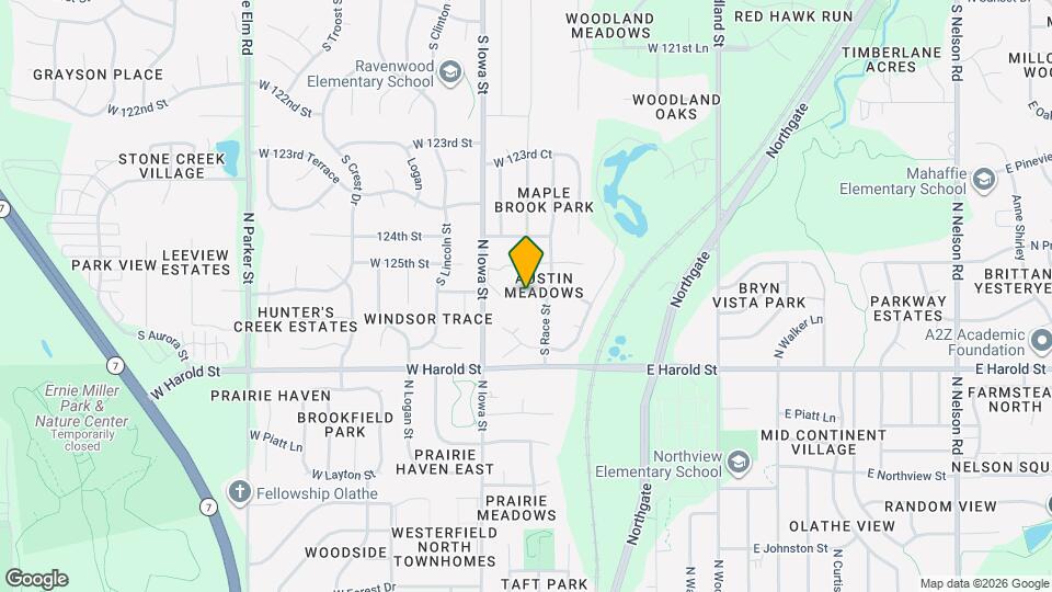 21971 W 125th Ct Map and Location Details