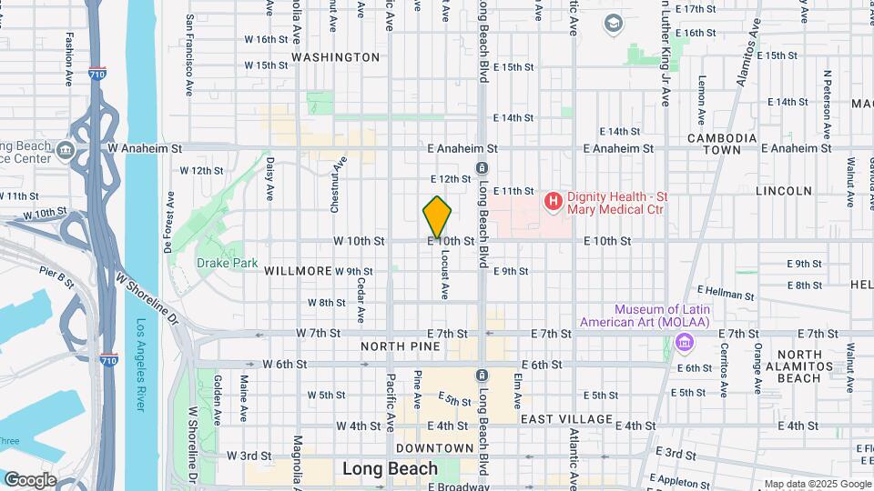 951 Locust Ave, Unit 7 Mapa y Detalles de la Ubicación