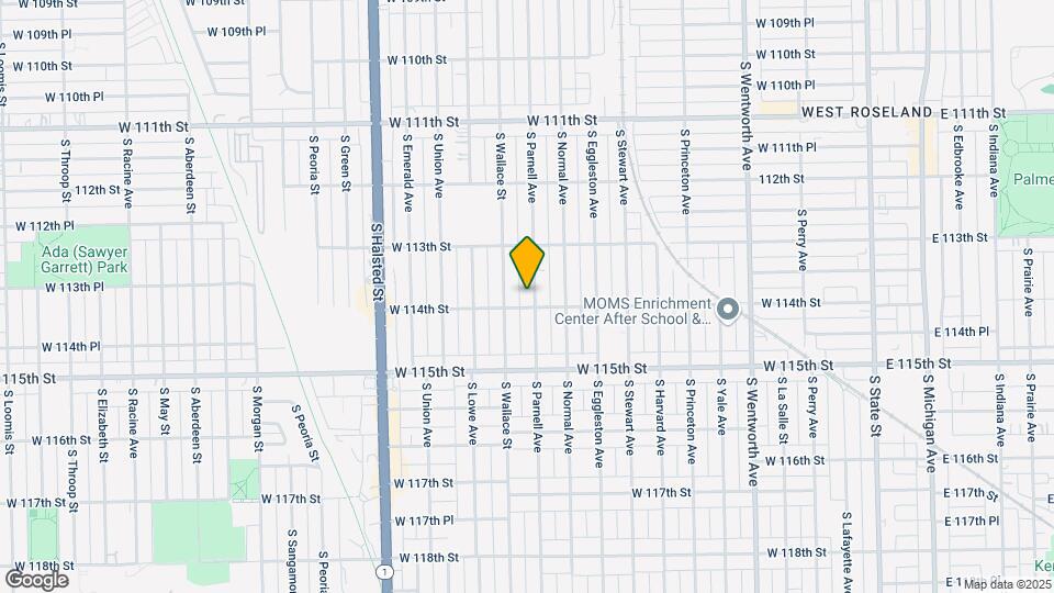 11346 S Parnell Ave Mapa y Detalles de la Ubicación