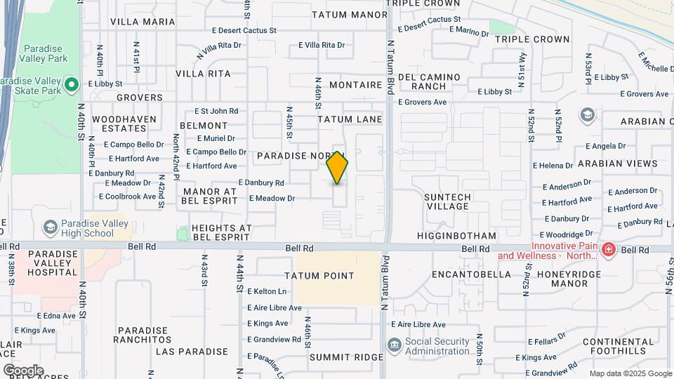 17235 N 46th Pl Map and Location Details