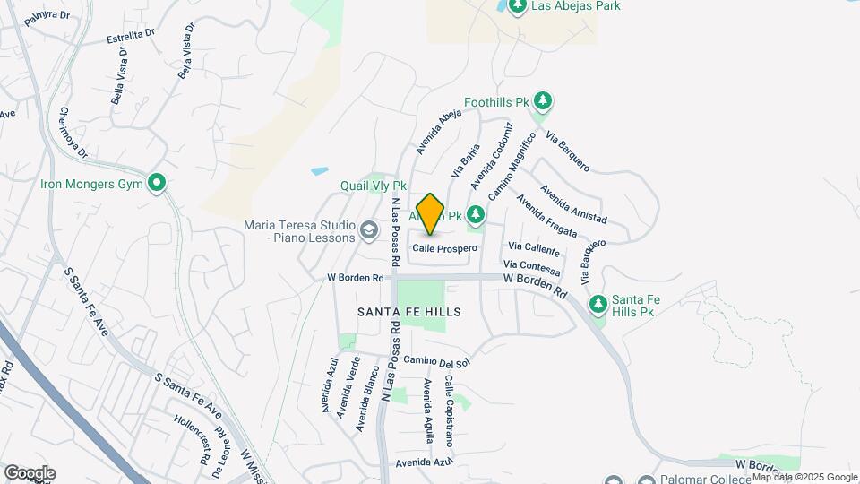 1234 Calle Prospero Map and Location Details