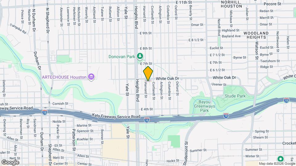 540 Harvard St Map and Location Details