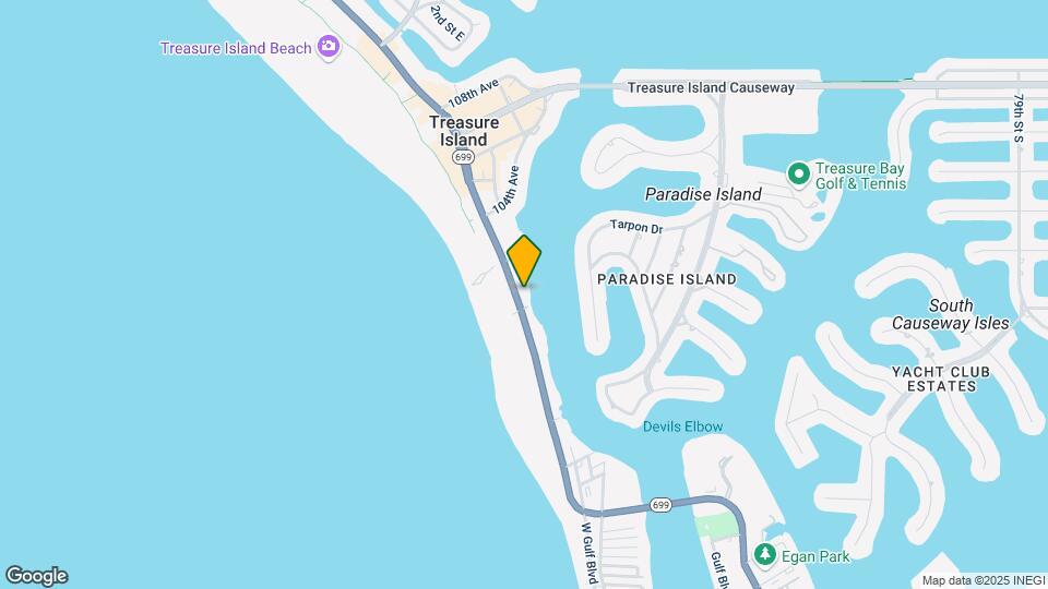 10209 Gulf Blvd Map and Location Details