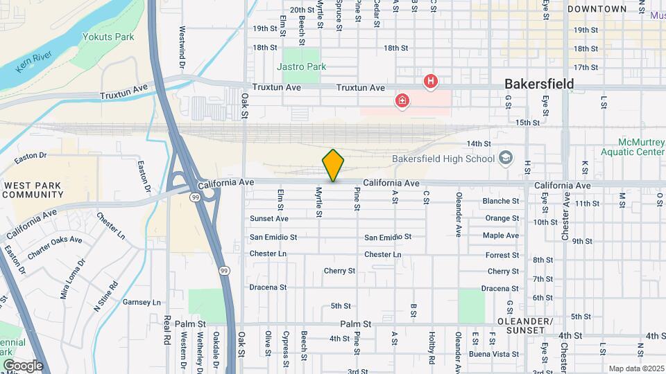 2709 California Ave Map and Location Details