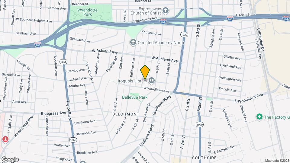 4639 Southcrest Dr Map and Location Details