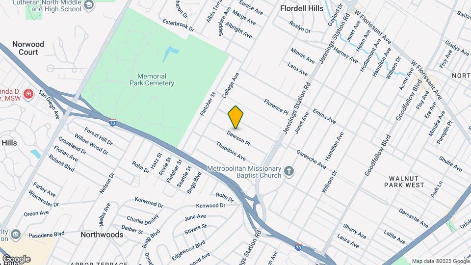 7129 Dawson Pl Map and Location Details