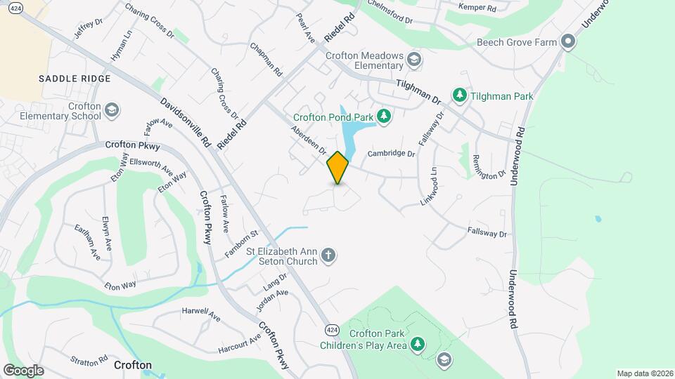 1717 Foxdale Ct Map and Location Details