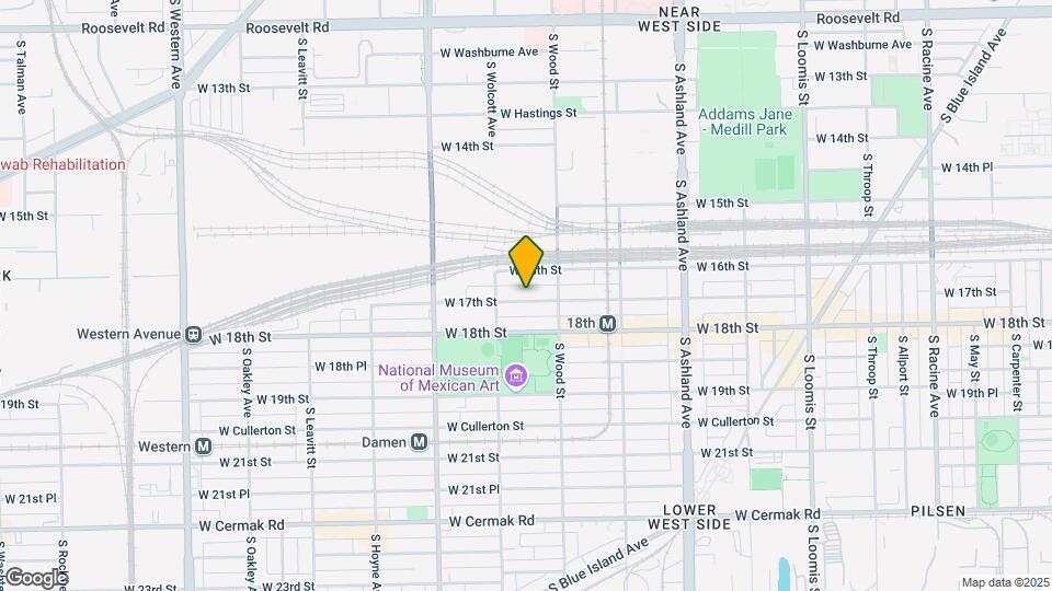 1830 W 17th St Map and Location Details