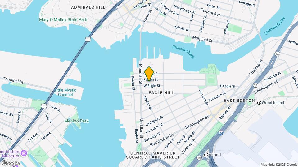 40 W Eagle St Map and Location Details