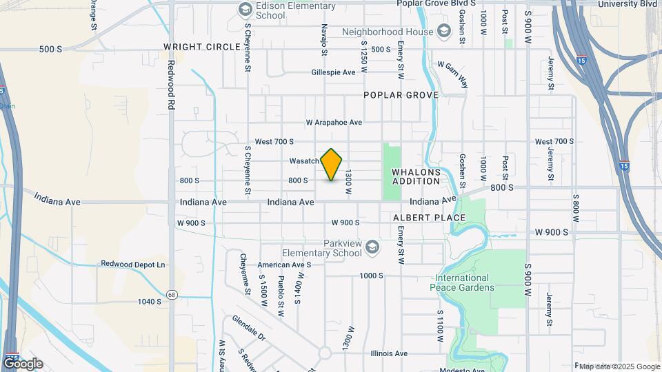 1335 W 800 S Map and Location Details