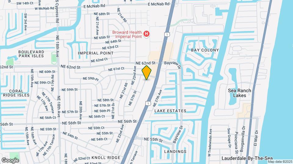 5970 NE 22nd Way Map and Location Details