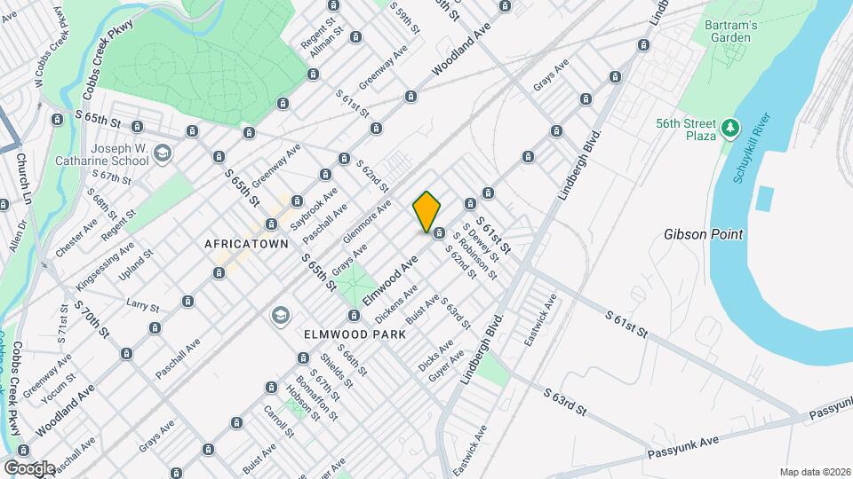 6205 Elmwood Ave Map and Location Details