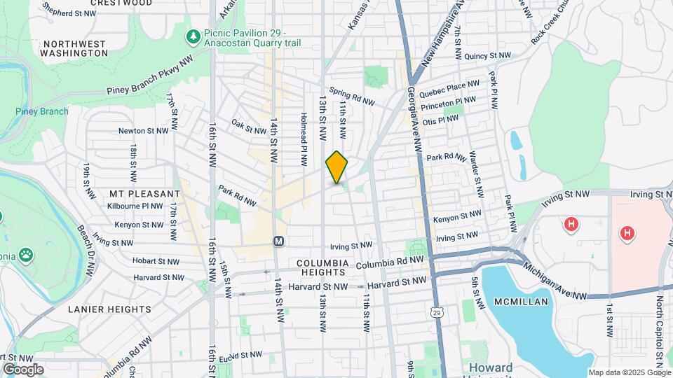1120 Park Rd NW, Unit #B Map and Location Details