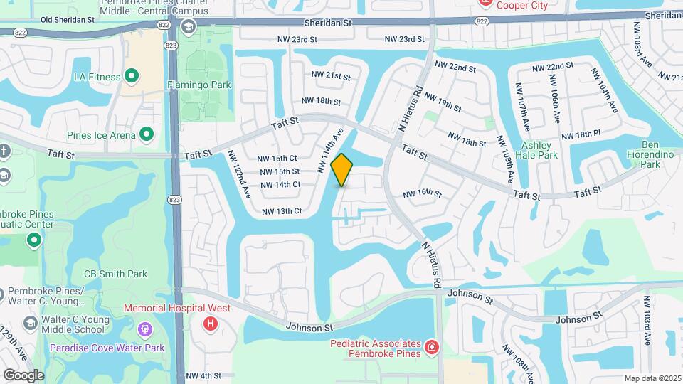 1584 NW 113th Way Map and Location Details