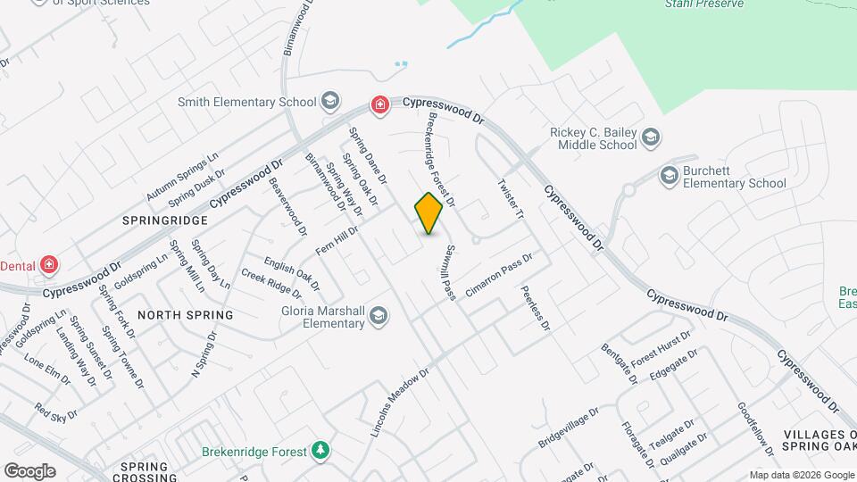 23702 Spring Dane Dr Map and Location Details