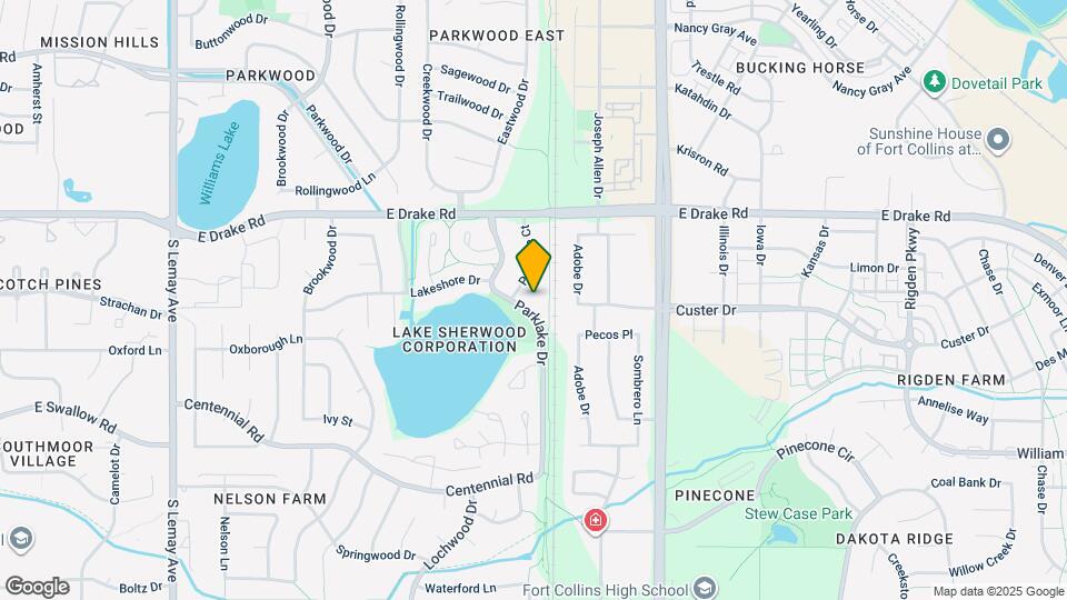2808 Parklake Dr Map and Location Details