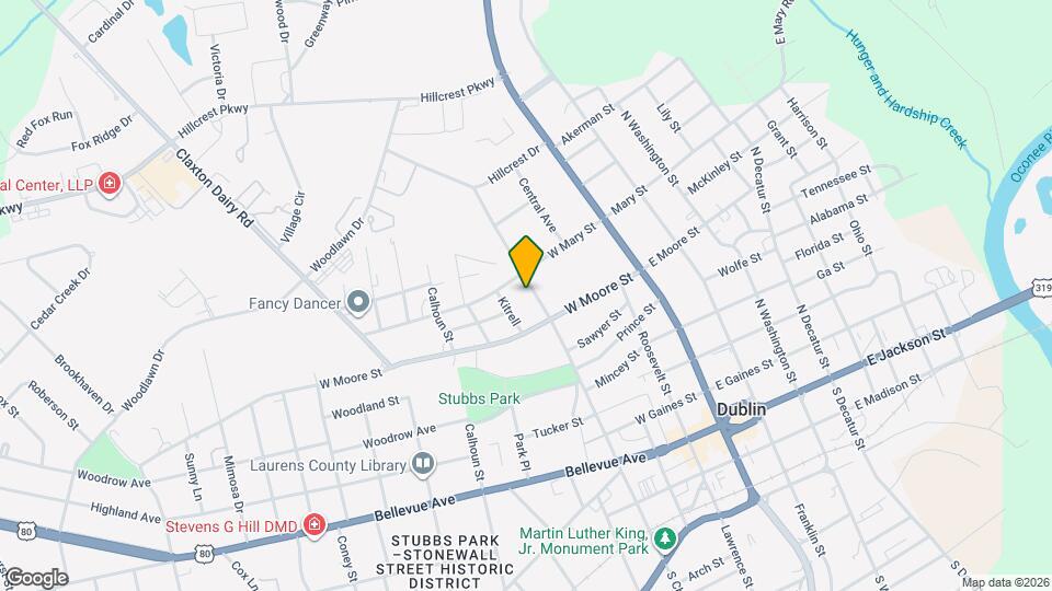 708 N Church St Map and Location Details