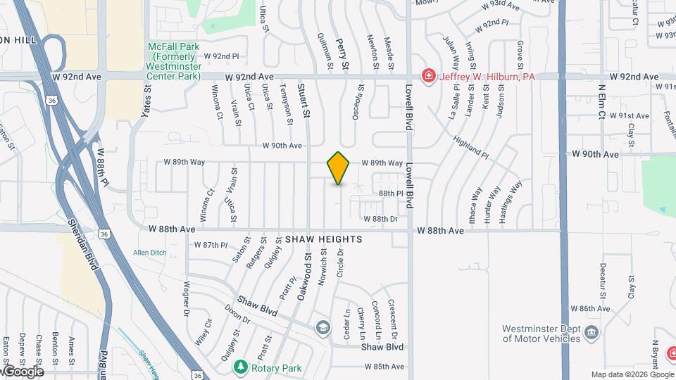 8913 Circle Dr Map and Location Details