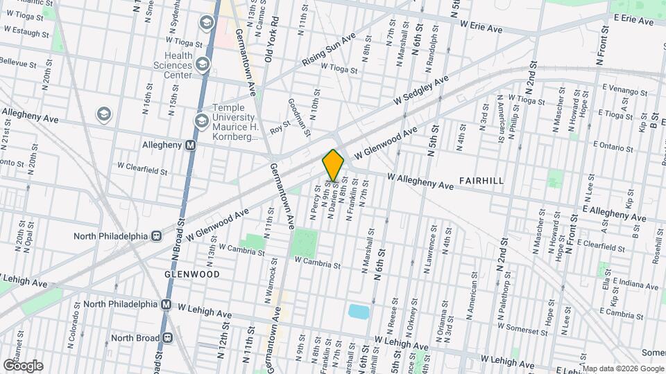 3128 N Darien St Map and Location Details