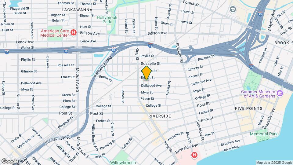 744 West St Map and Location Details