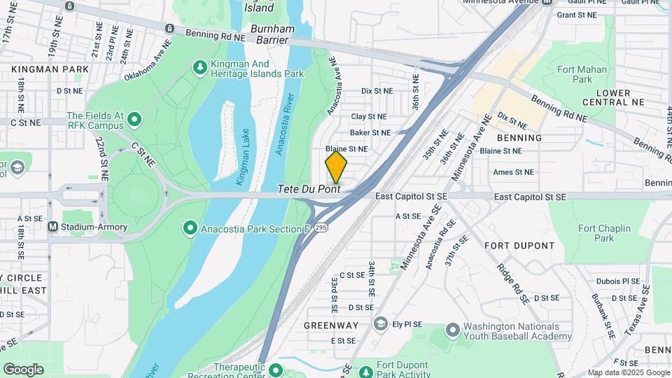 3306 East Capitol St NE Map and Location Details