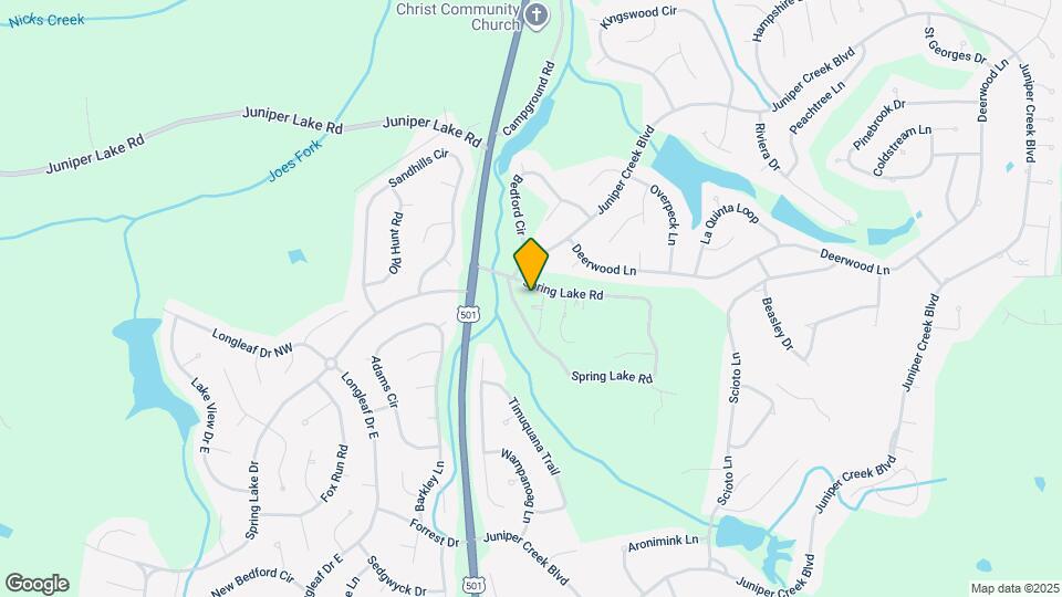 408 Spring Hill Loop Map and Location Details
