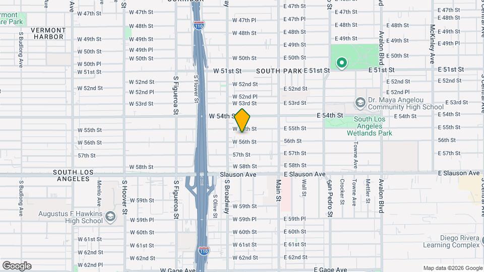 225 1/2 W 56th St Map and Location Details