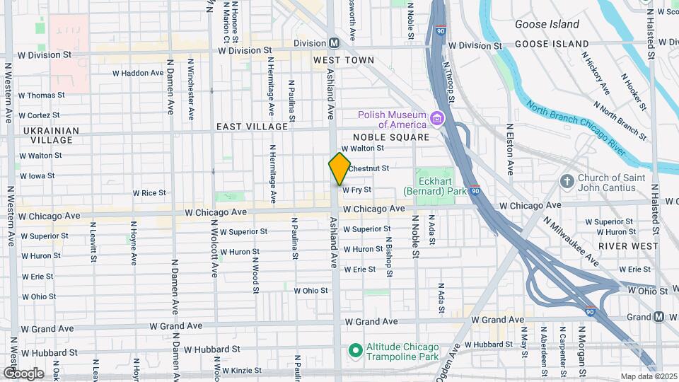 1555 W Fry St Mapa y Detalles de la Ubicación