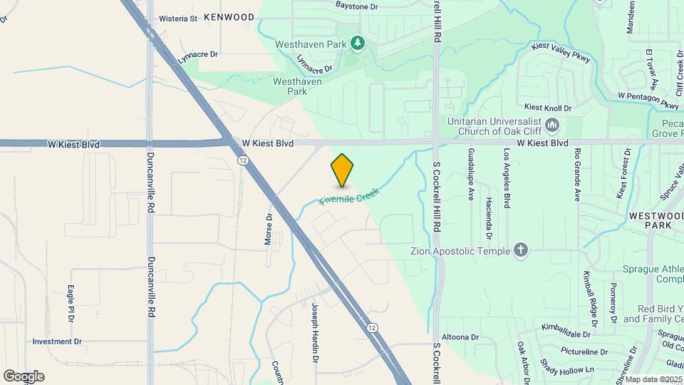 4594 W Kiest Blvd Map and Location Details