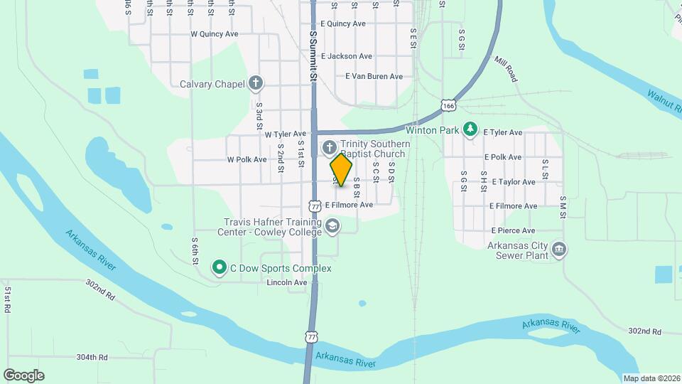 1414 S A St Mapa y Detalles de la Ubicación