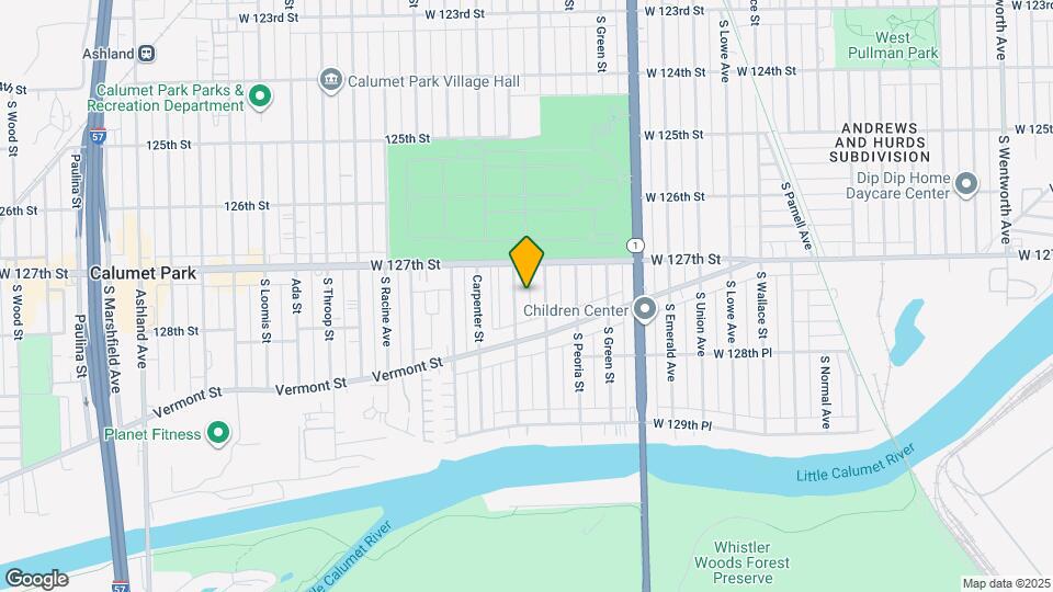 12729 S Morgan St Map and Location Details