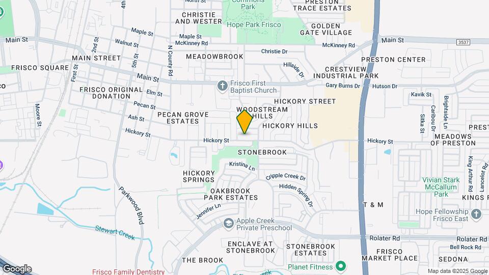8026 Hickory St Map and Location Details