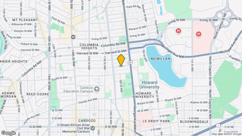 750 Fairmont St NW Map and Location Details