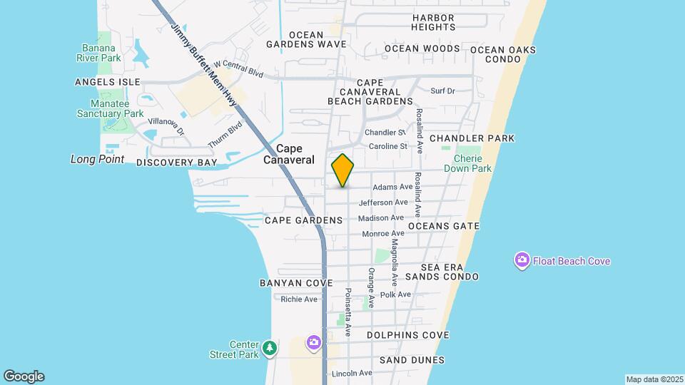 123 Adams Ave Map and Location Details