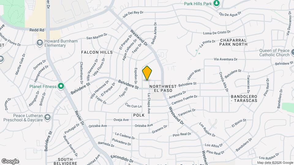 709 La Chapa Ave Map and Location Details