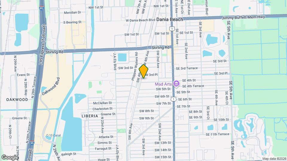 254 SW 4th St Map and Location Details