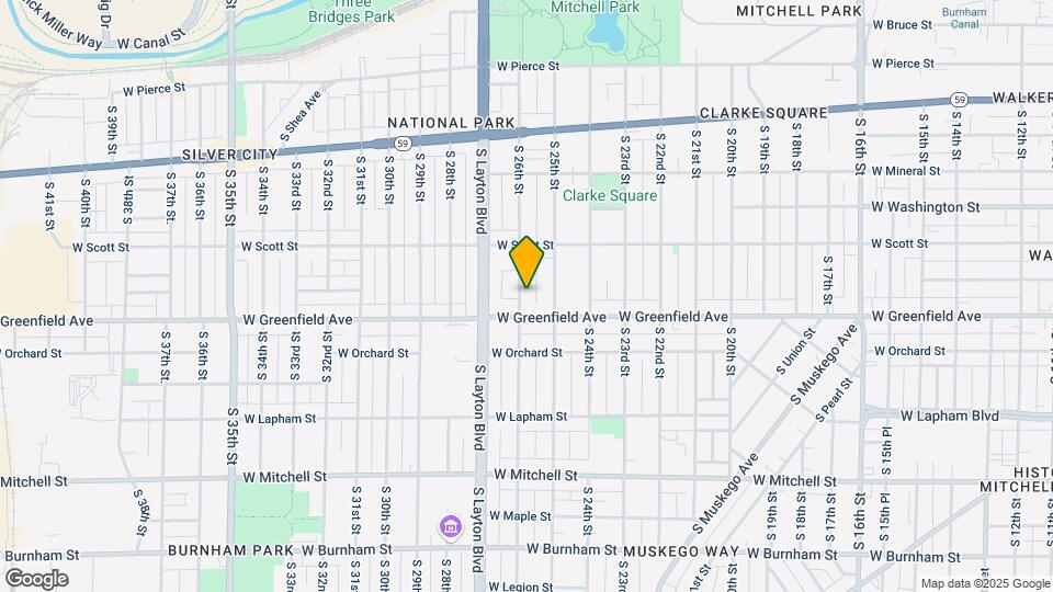 1320 S 26th St Mapa y Detalles de la Ubicación