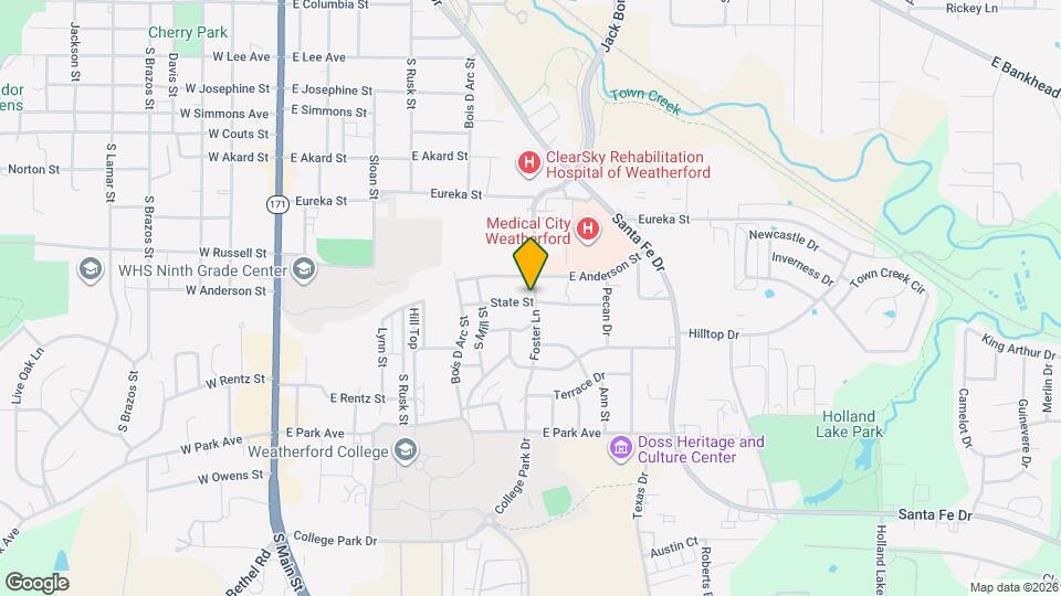 1106 Foster Ln Map and Location Details