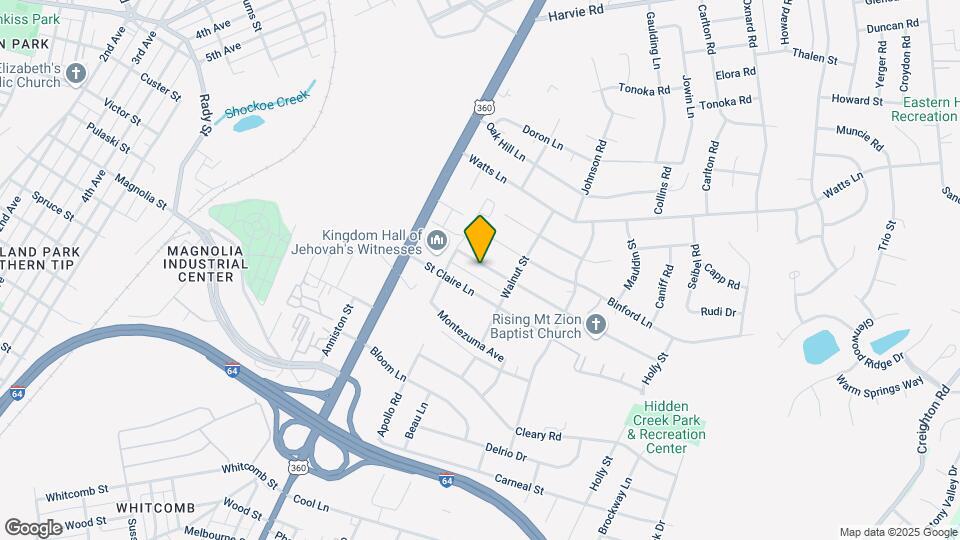 1815 Elkridge Ln Map and Location Details
