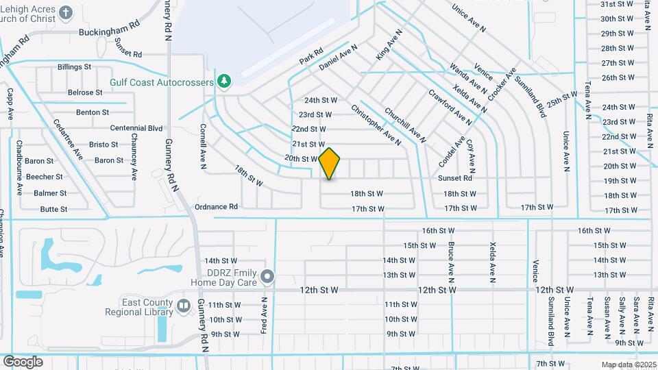 3837 Sunset Rd Map and Location Details