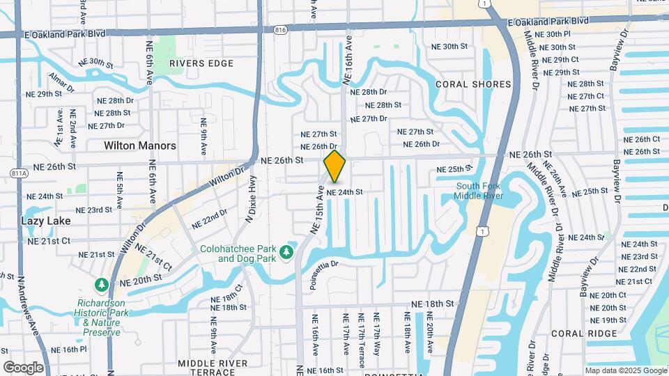 1515 NE 24th St Map and Location Details