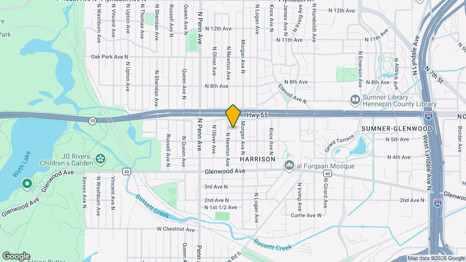 522 Newton Ave N Mapa y Detalles de la Ubicación