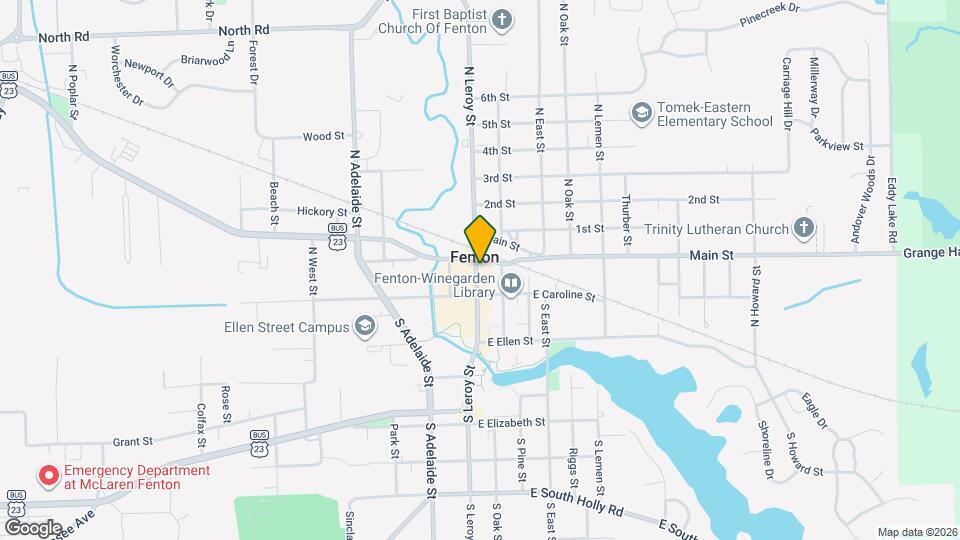 134 N Leroy St Map and Location Details